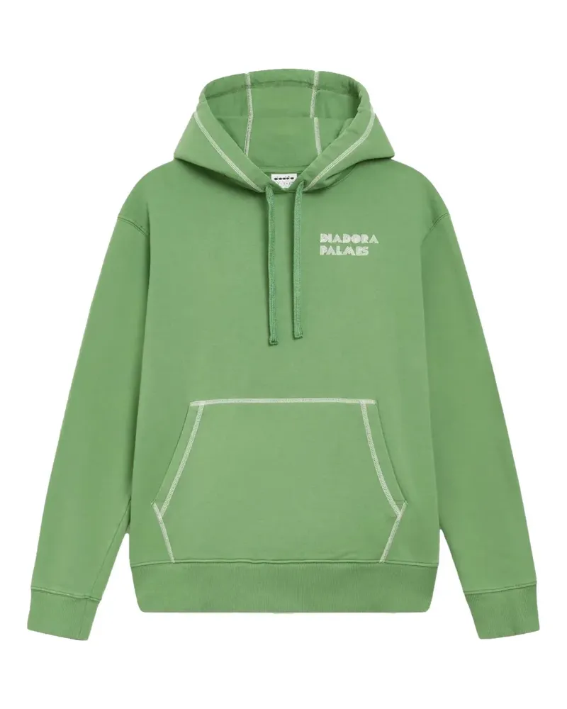 Diadora Bestickter Legacy Hoodie - Grün Grün