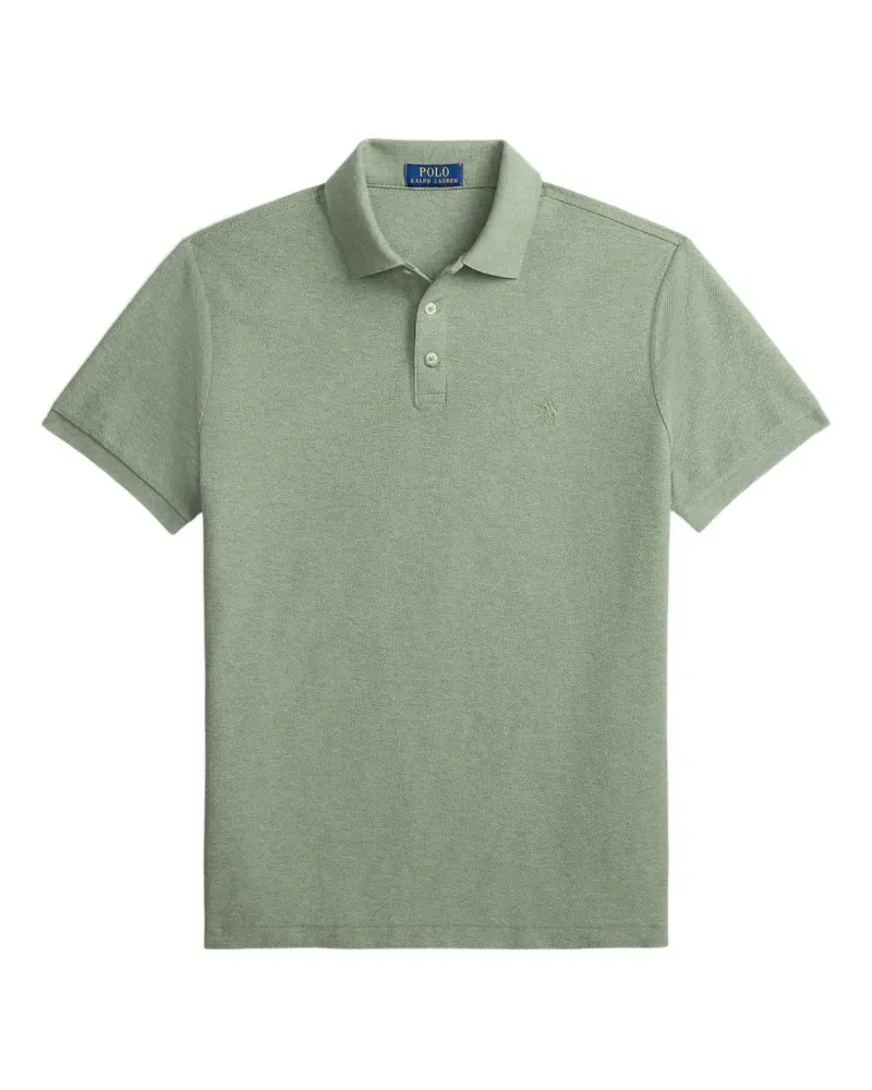 Ralph Lauren Schmales Poloshirt mit Wabenmuster - Grün Grün