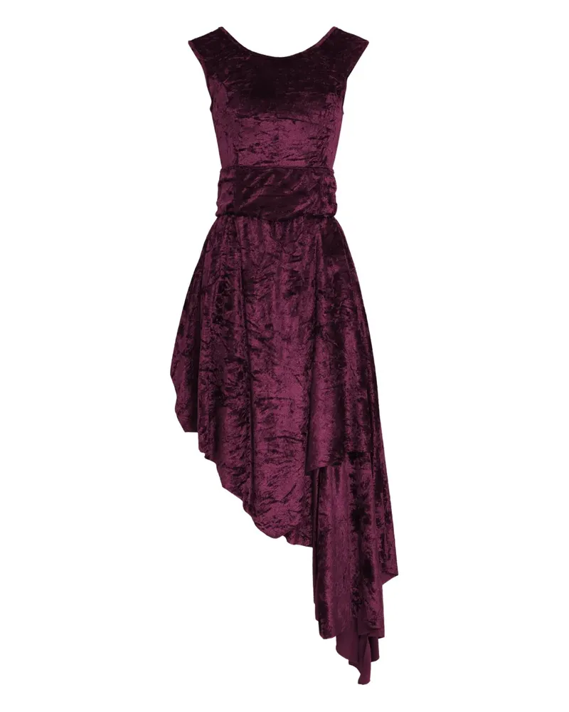 Amir Slama x Astrid asymmetrisches Midikleid - Rot Rot