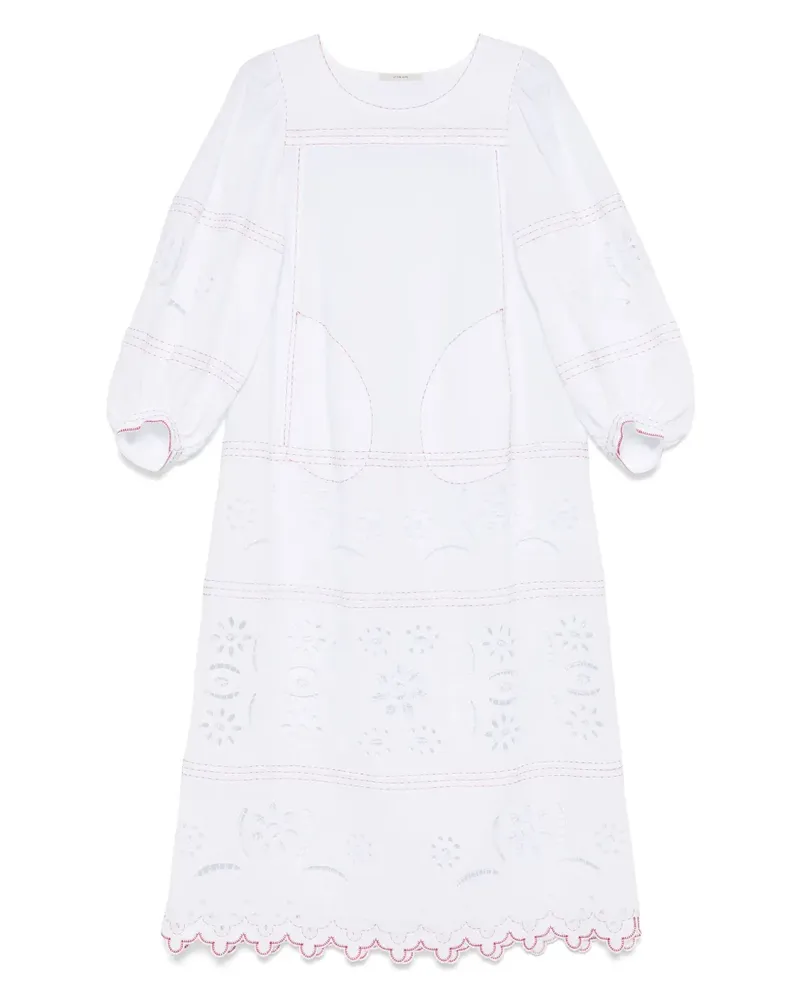 VITA KIN Balthazar Midikleid - Weiß Weiß