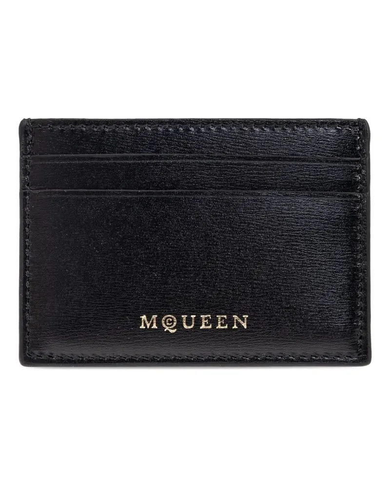 Alexander McQueen Klassisches Kartenetui - Schwarz Schwarz