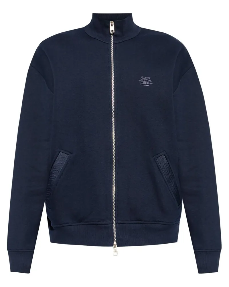 Etro Jacke mit Pegaso-Stickerei - Blau Blau