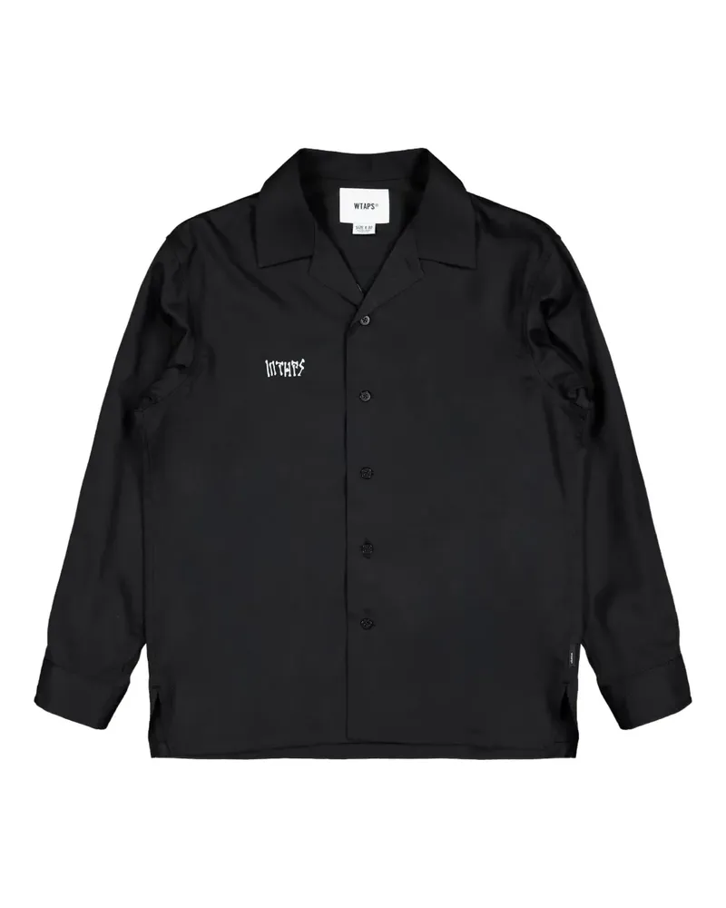 WTAPS CTLY. Twill buttoned-up shirt - Schwarz Schwarz