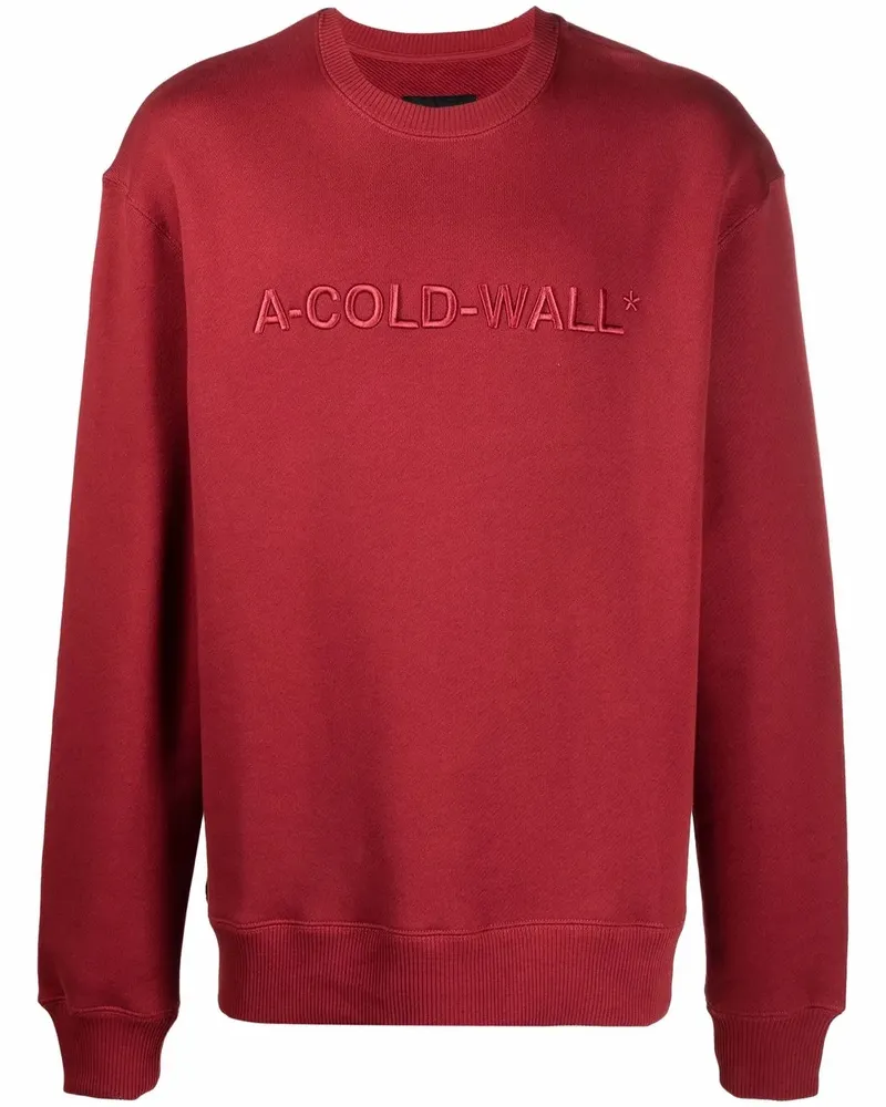 ACW* Sweatshirt mit Logo-Stickerei - Rot Rot