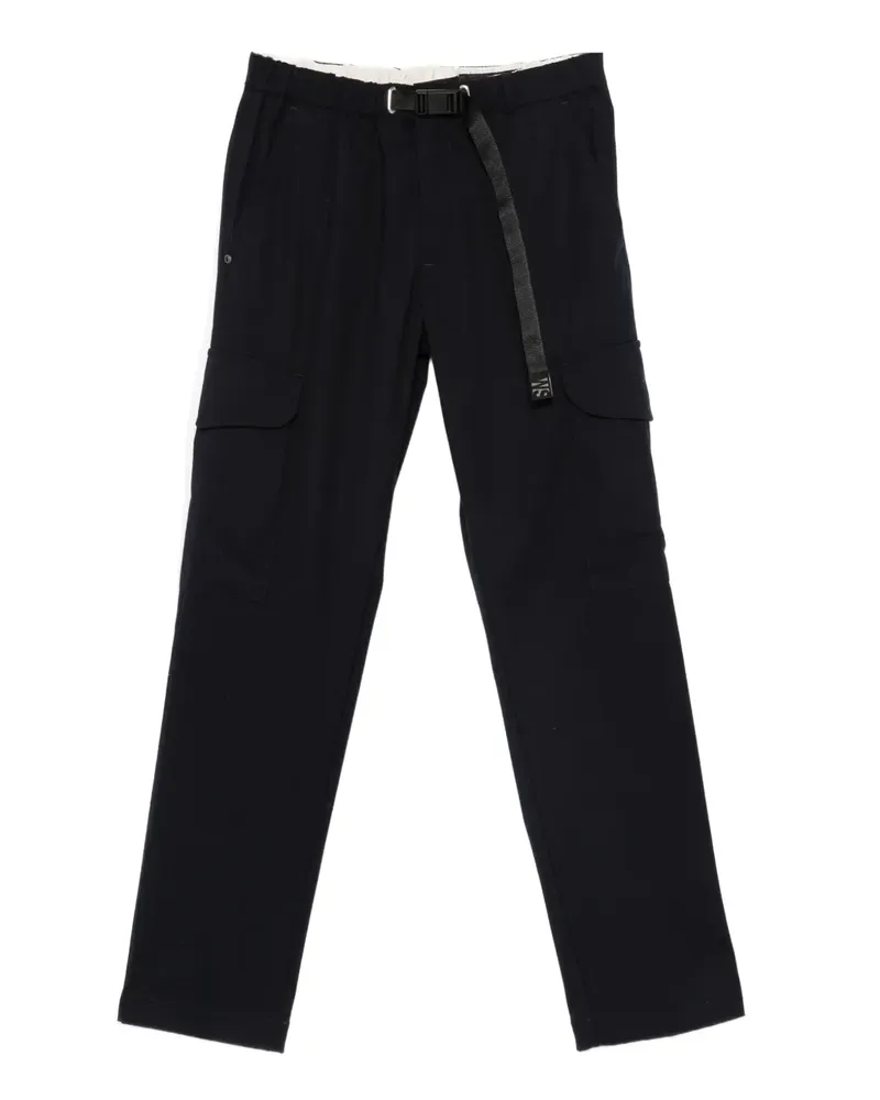 PLAN C Hose mit Gürtel - Blau Blau