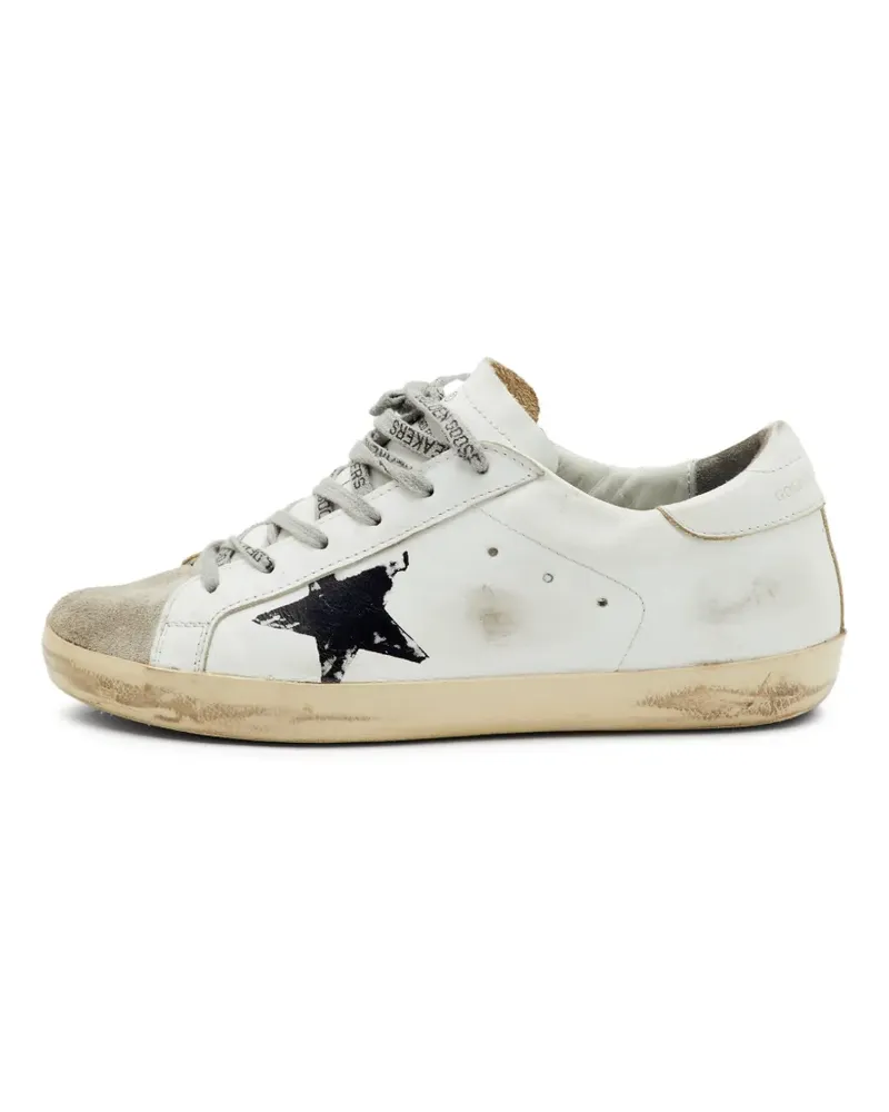 Golden Goose Super Star Sneakers aus Wildleder - Weiß Weiß