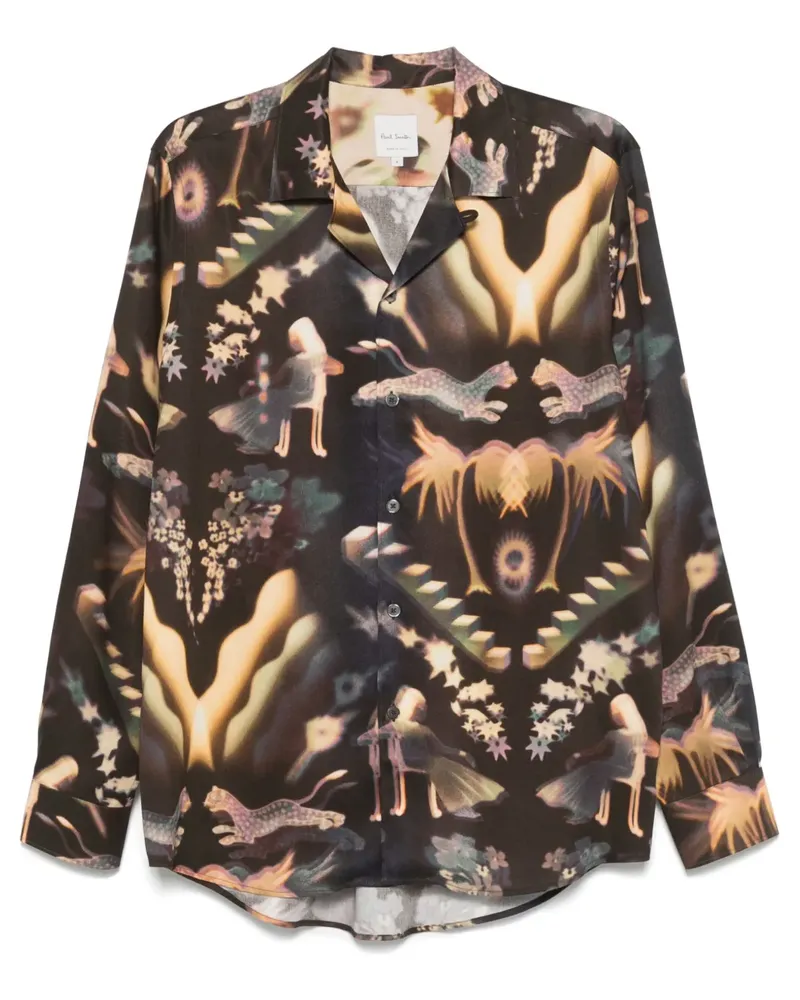Paul Smith Hemd mit Lumiere-Print - Braun Braun