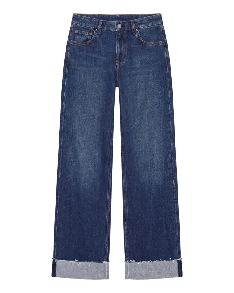 Reformation Cary Wide-Leg-Jeans - Blau Blau