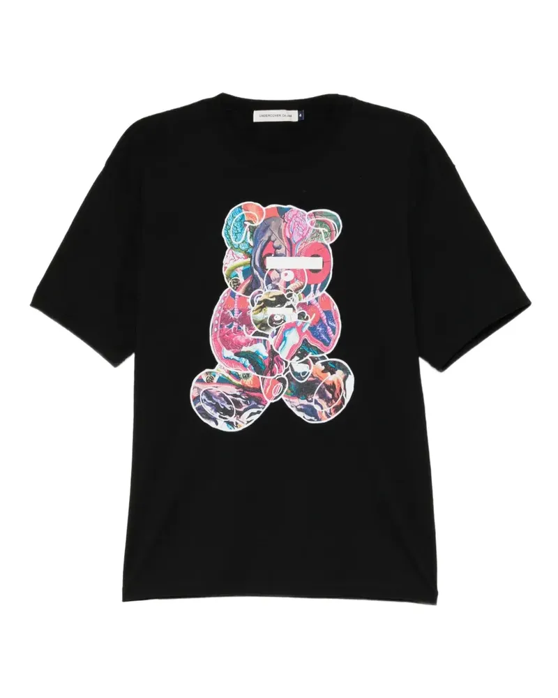 Undercover teddy-bear printed T-shirt - Schwarz Schwarz