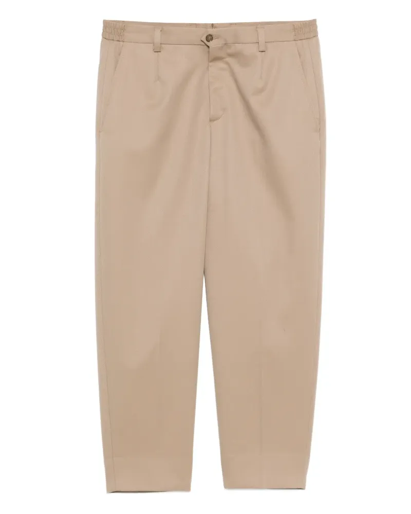 Briglia 1949 elasticated-waist trousers - Nude Nude