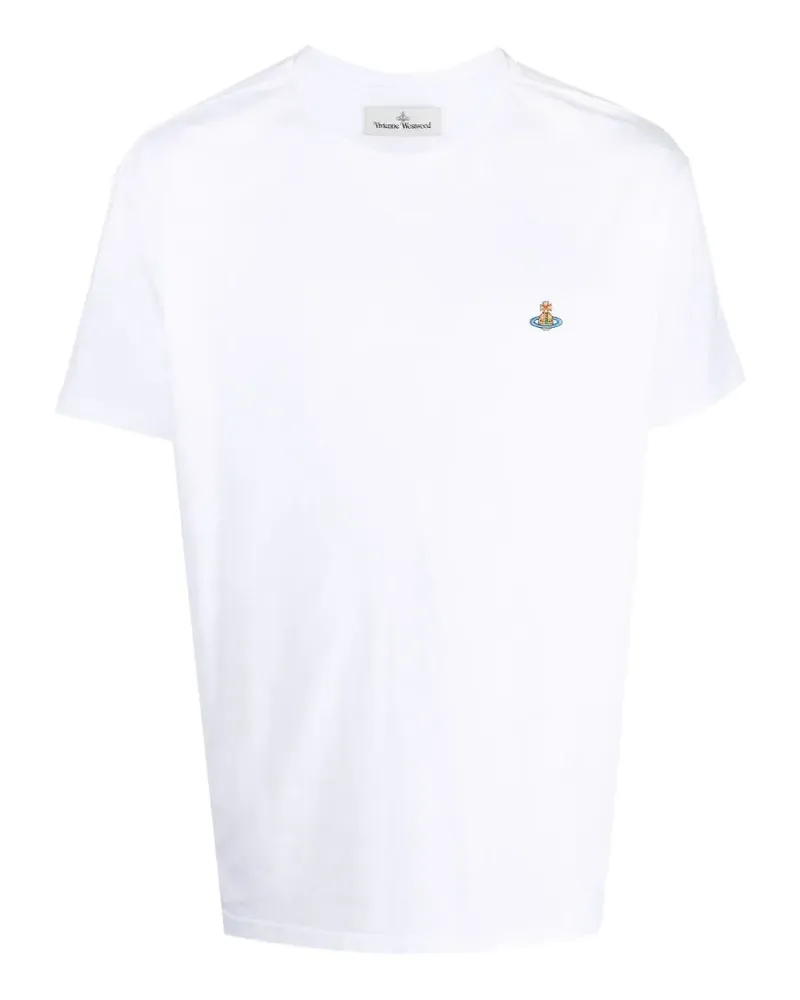 Vivienne Westwood Orb-embroidered T-shirt - Weiß Weiß