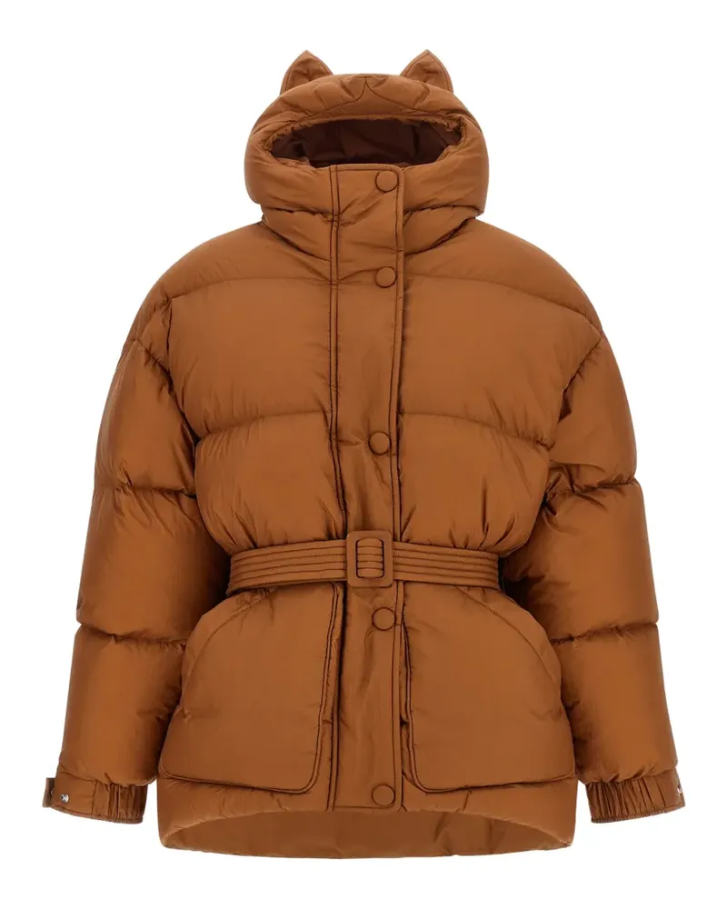 IENKI IENKI Fox Michlin belted down jacket - Braun Braun