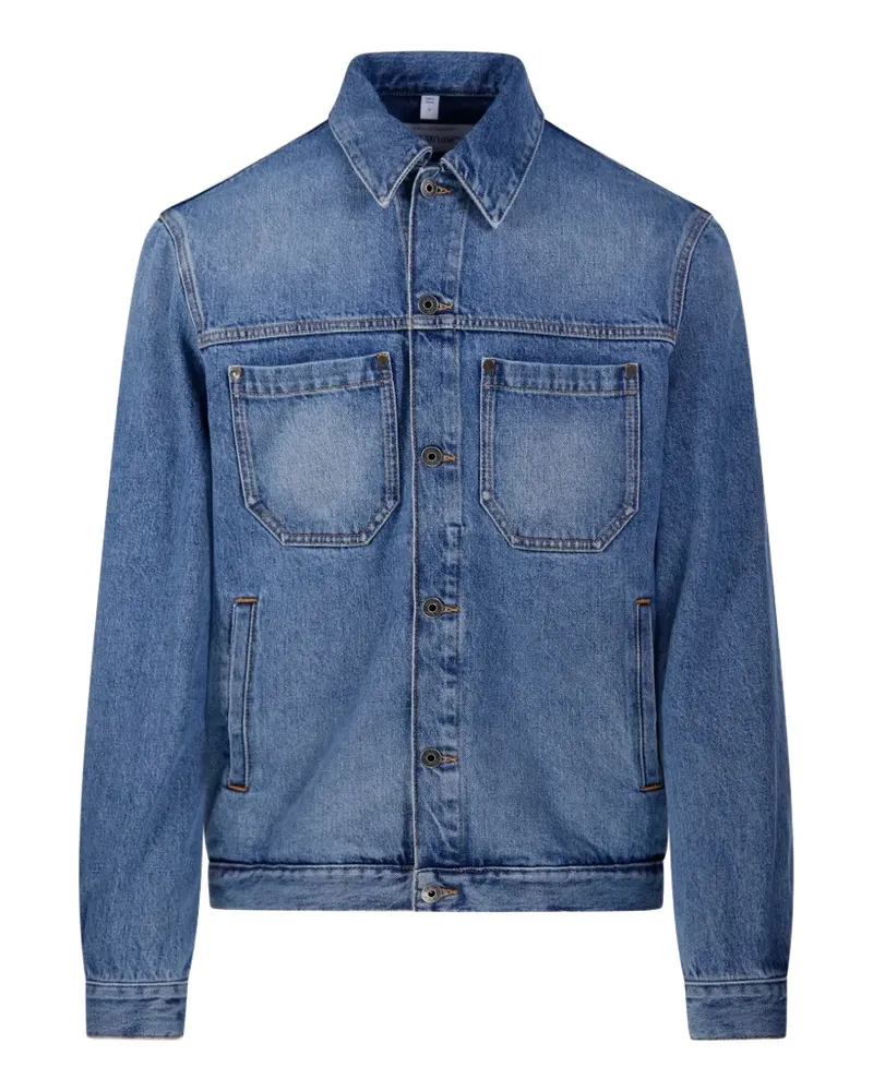 OFF-WHITE Jeansjacke mit Taschen - Blau Blau
