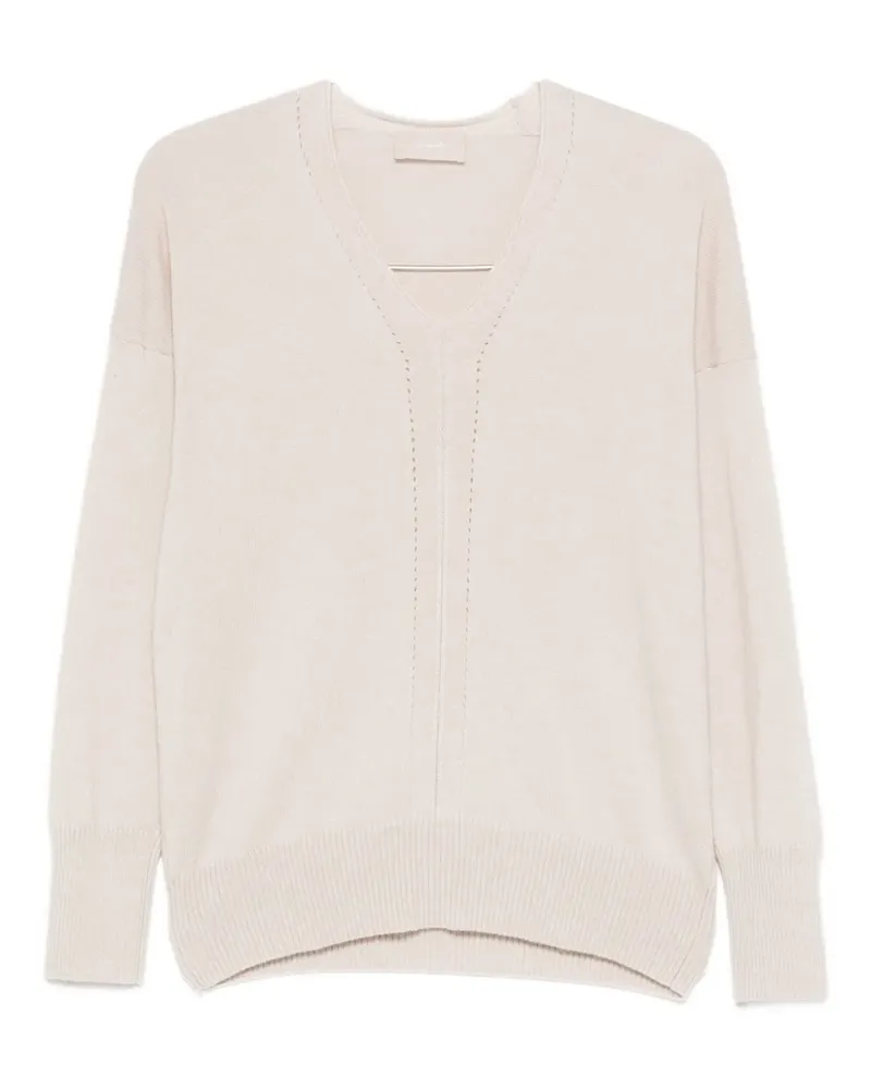 Drumohr  V-neck sweater - Nude Nude