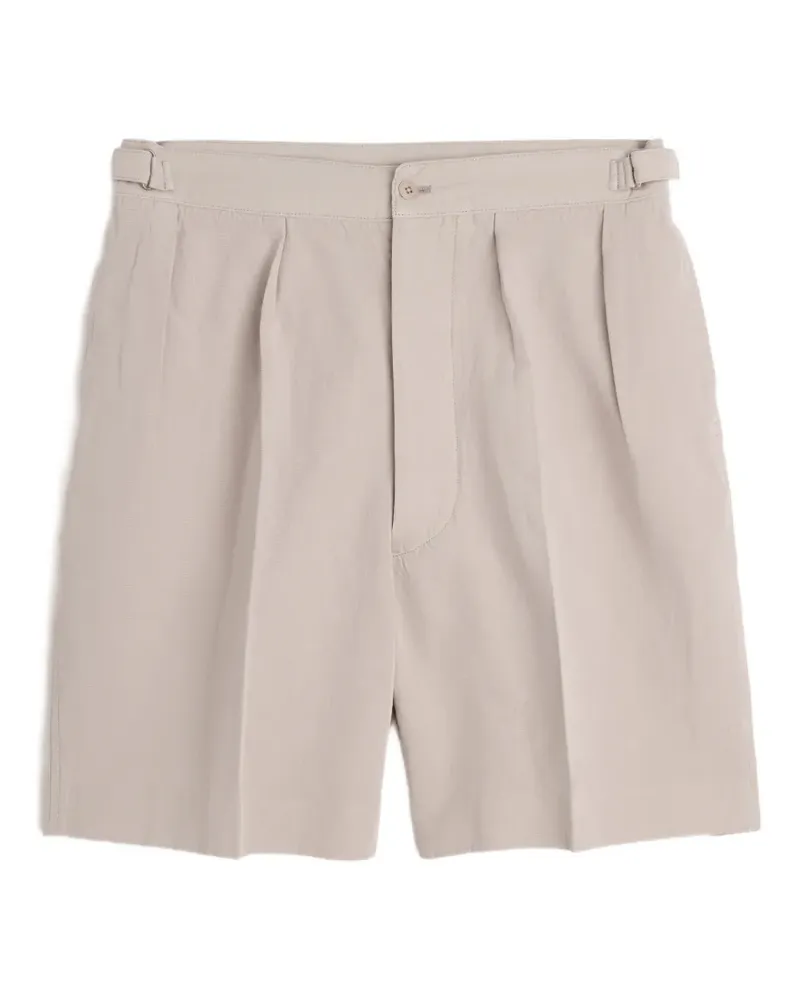 Lady White Co. x Kaptain Sunshine pleated shorts - Nude Nude