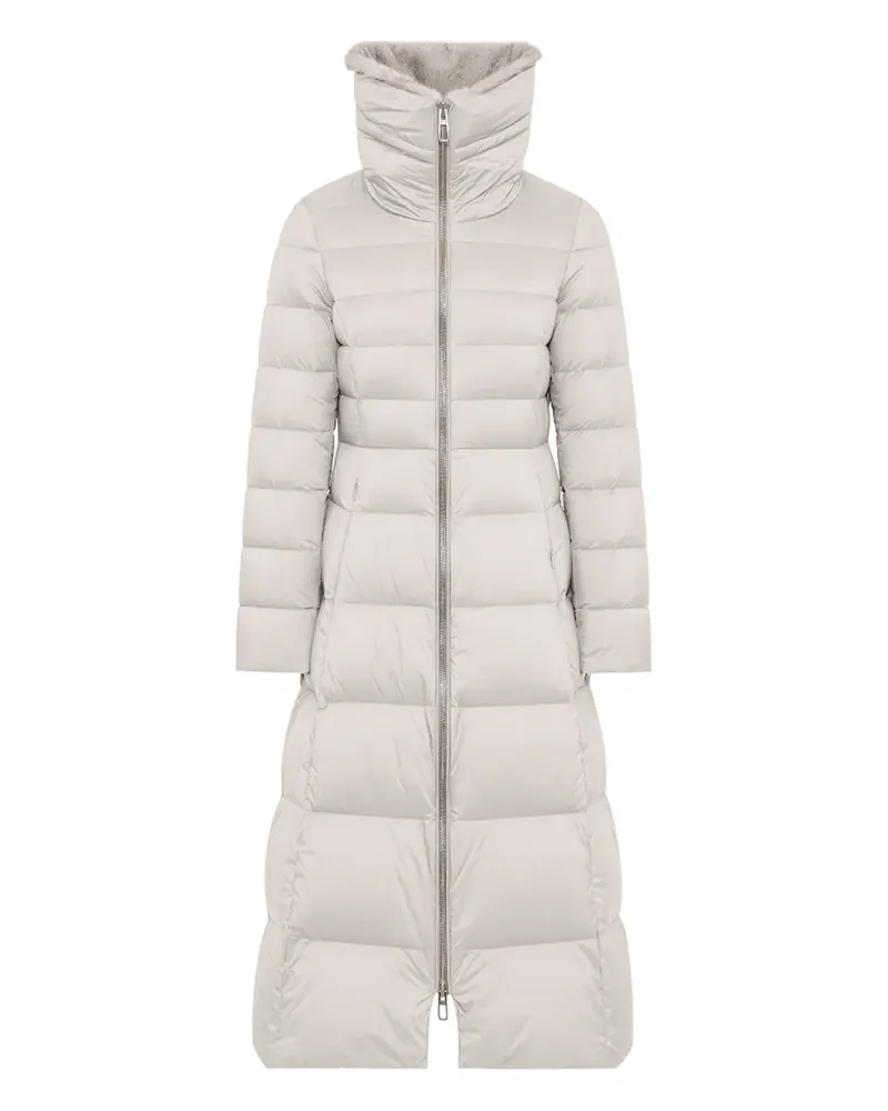 DUNO Gesteppte Daunenjacke mit Standkragen - Nude Nude