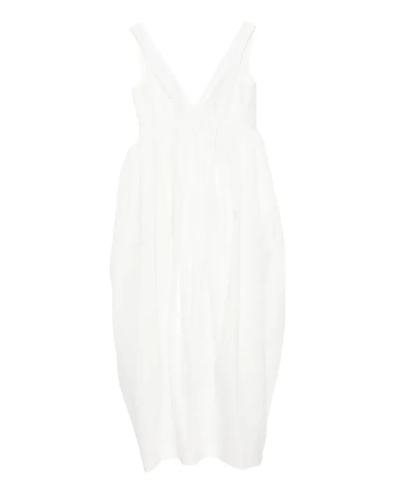 Róhe sculptural textured maxi dress - Nude Nude