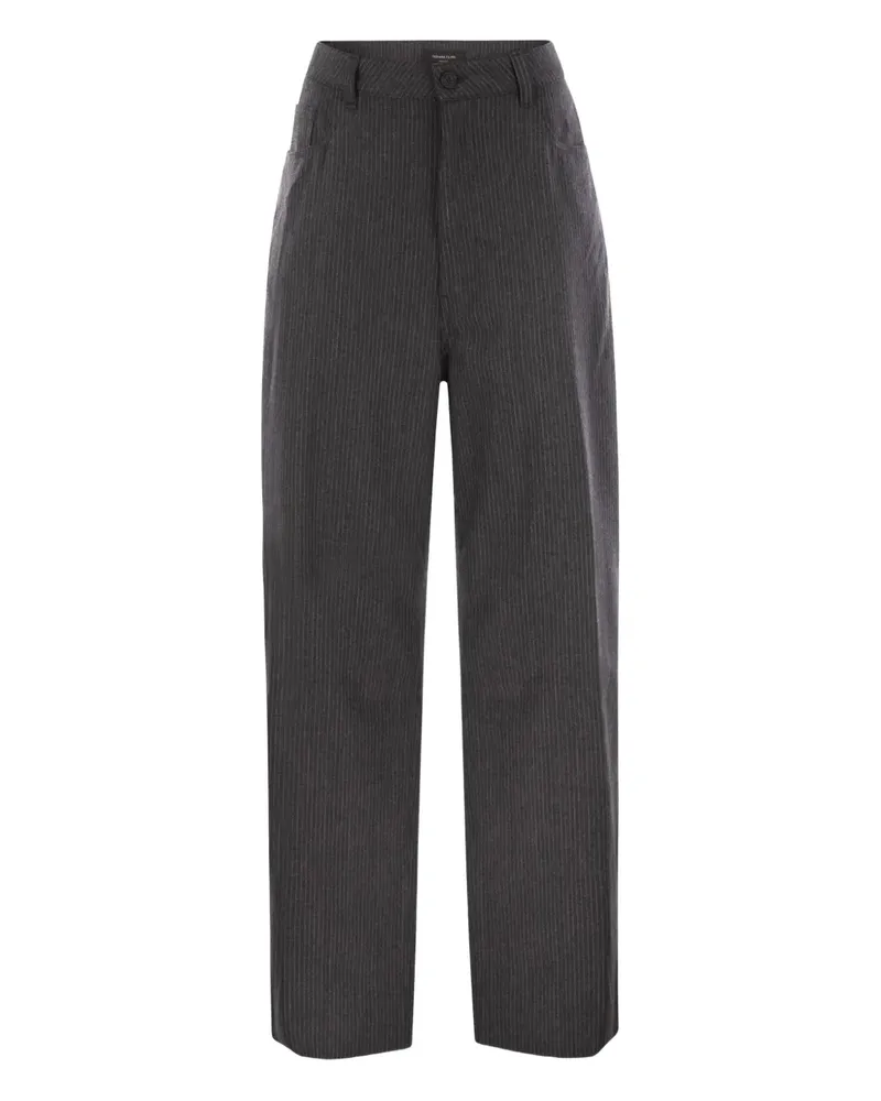 Fabiana Filippi Hose mit Nadelstreifen - Grau Grau