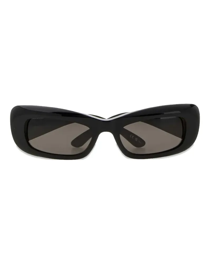 Balenciaga Diva Sonnenbrille mit eckigem Gestell - Schwarz Schwarz