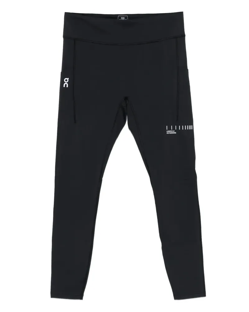 ON Lumos Sport-Leggings - Schwarz Schwarz