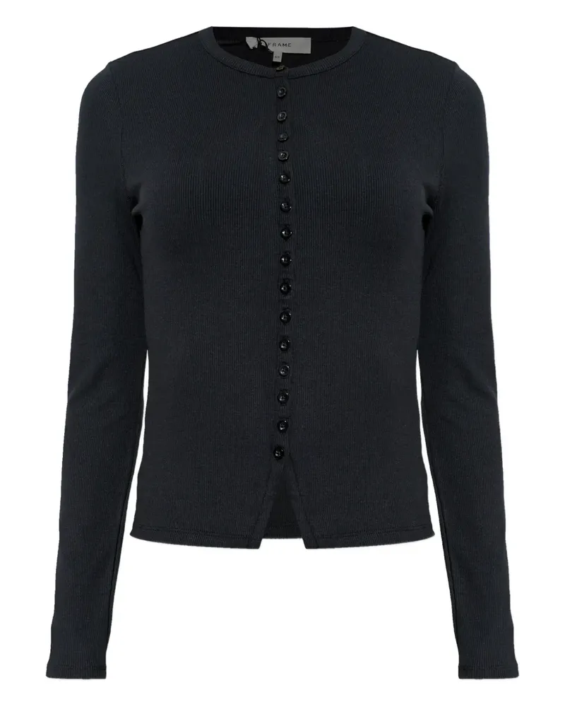 Frame Denim buttoned knitted cardigan - Schwarz Schwarz