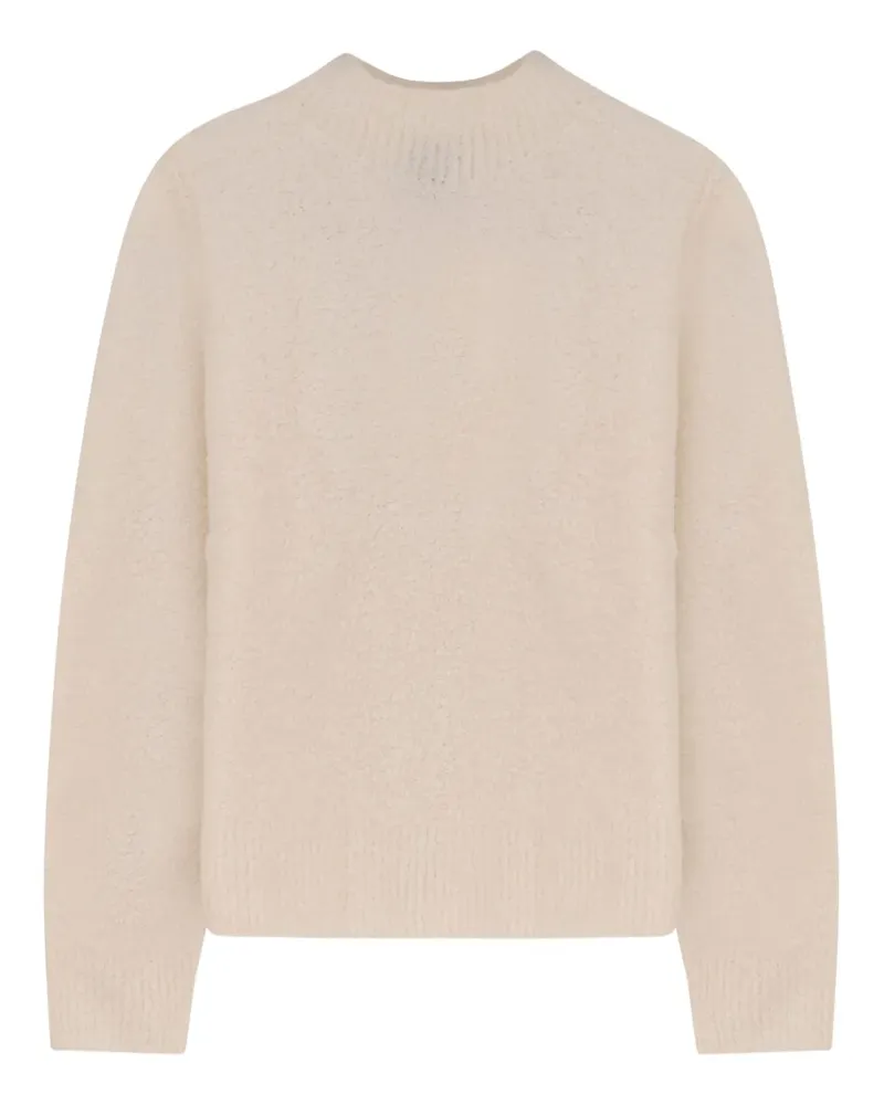 HUGO BOSS Pullover mit Stehkragen - Nude Nude