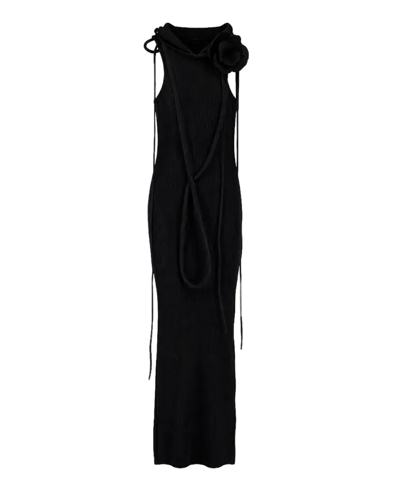 OFF-WHITE Peony cut-out ribbed dress - Schwarz Schwarz