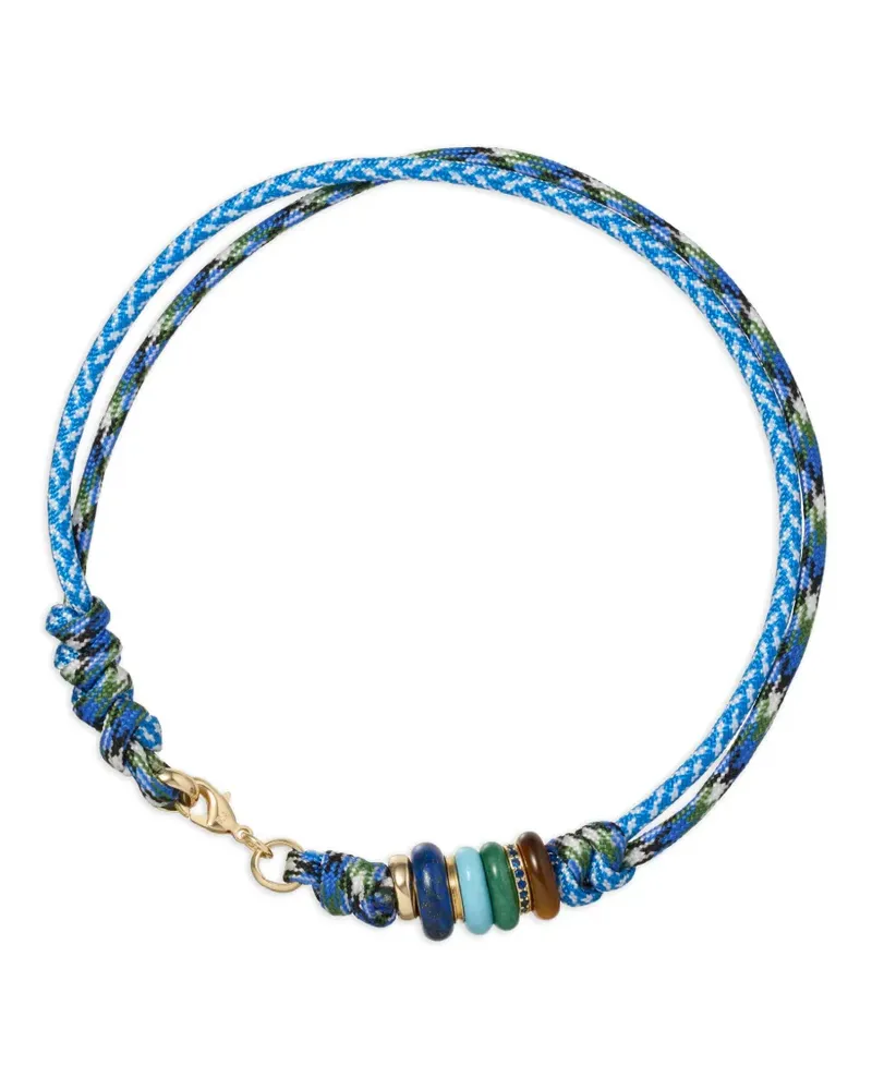 Roxanne Assoulin The Super Size Happy Cord Halskette - Blau Blau