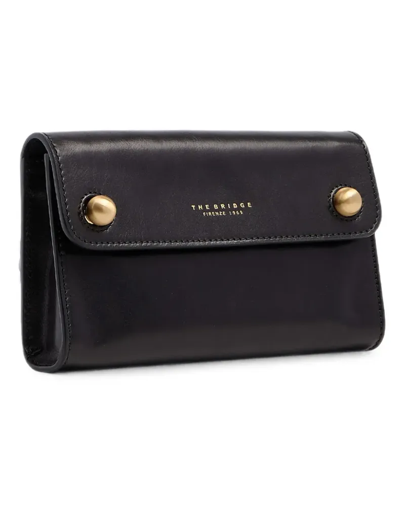 The Bridge Clutch mit Klappe - Schwarz Schwarz