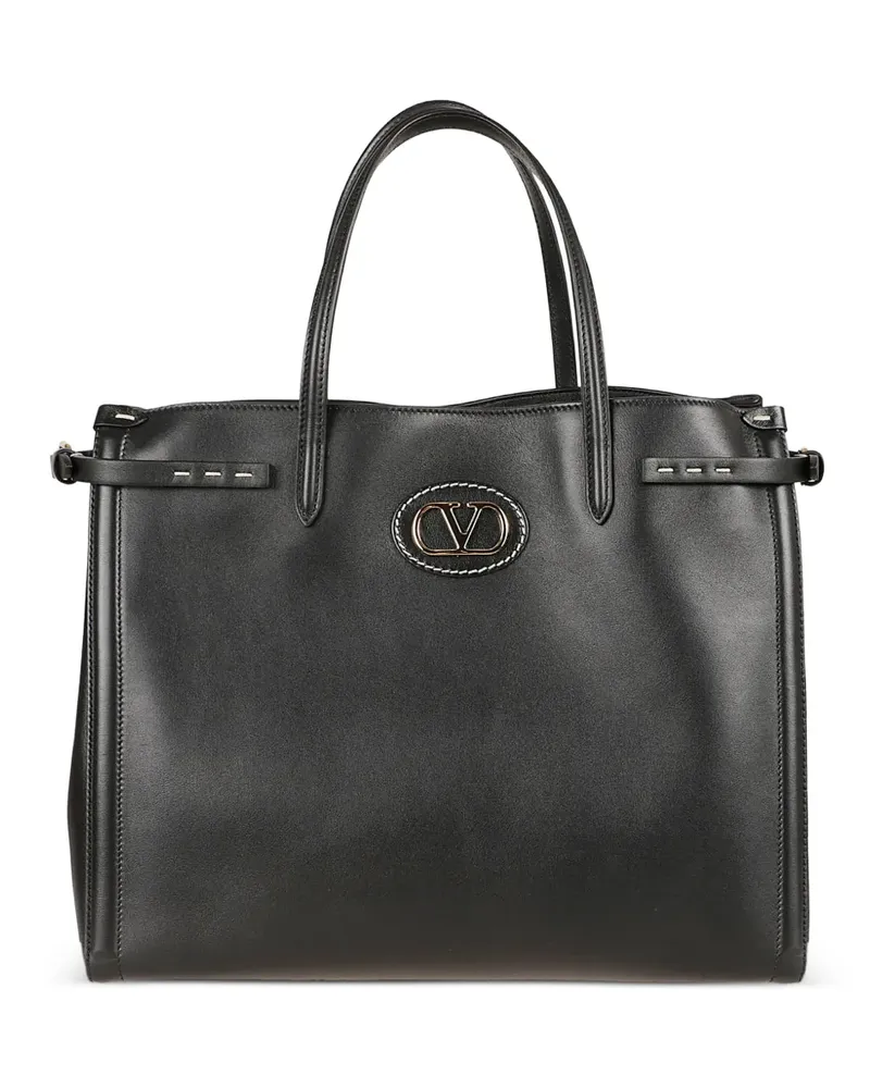 Valentino Garavani Antibes Tote Bag aus Leder - Schwarz Schwarz