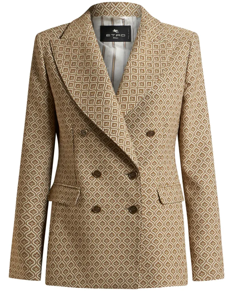 Etro Sakko aus Jacquard - Nude Nude