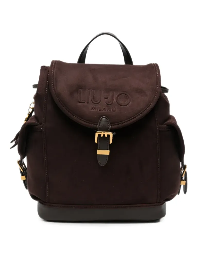 Liu Jo Rucksack mit Schnallenverschluss - Braun Braun