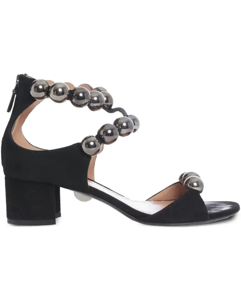 Samuele Failli Pre-owned Sandalen aus Wildleder 40mm - Schwarz Schwarz