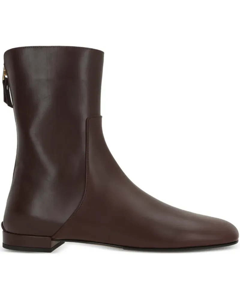 Giorgio Armani Stiefeletten aus Leder - Braun Braun