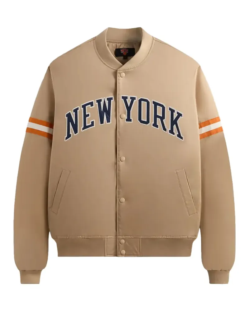 KITH New York Knicks Wings Satinjacke - Nude Nude