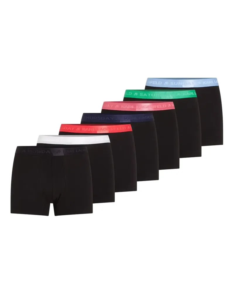 Karl Lagerfeld Days Of The Week Boxershorts (7er-Pack) - Schwarz Schwarz