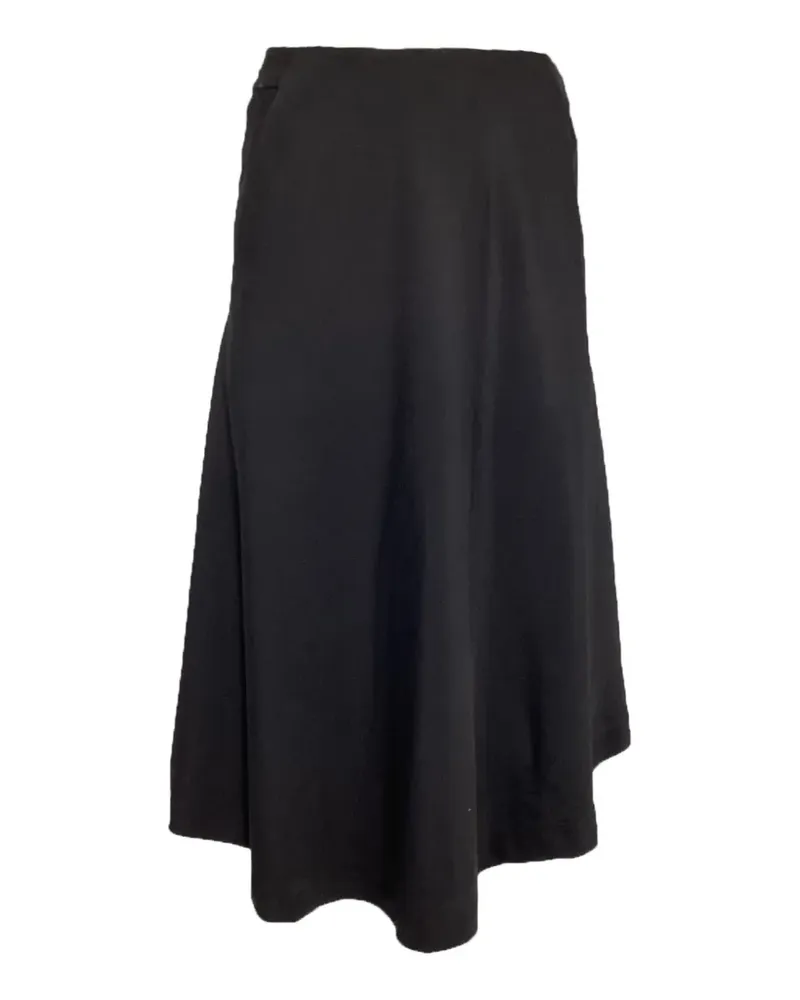 Theory Asymmetrischer Midirock - Schwarz Schwarz