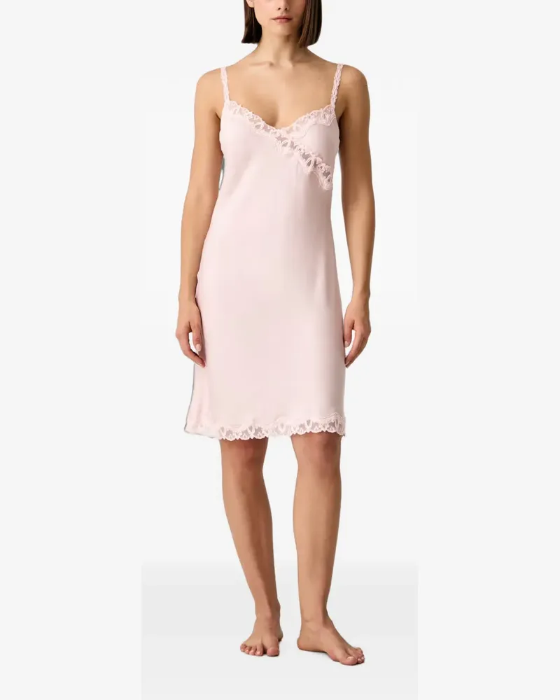 Chantelle Champs Elysees Nachthemd mit Spitzenbesatz - Rosa Rosa