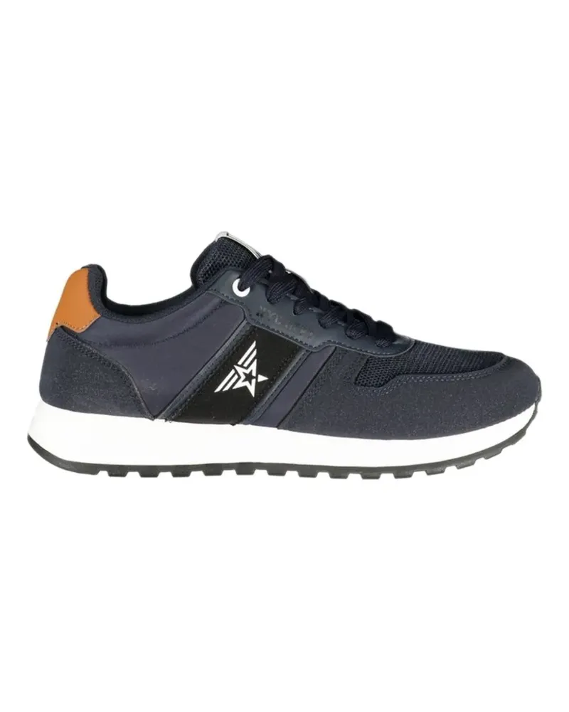 Avirex Mesh-Sneakers mit Logo-Print - Blau Blau