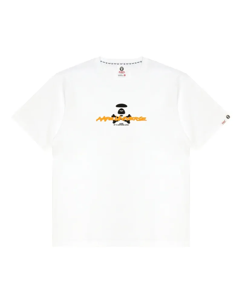 BAPE graphic-print T-shirt - Weiß Weiß