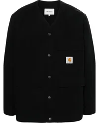 Carhartt WIP Ripstop-Hemd mit Logo-Applikation Schwarz