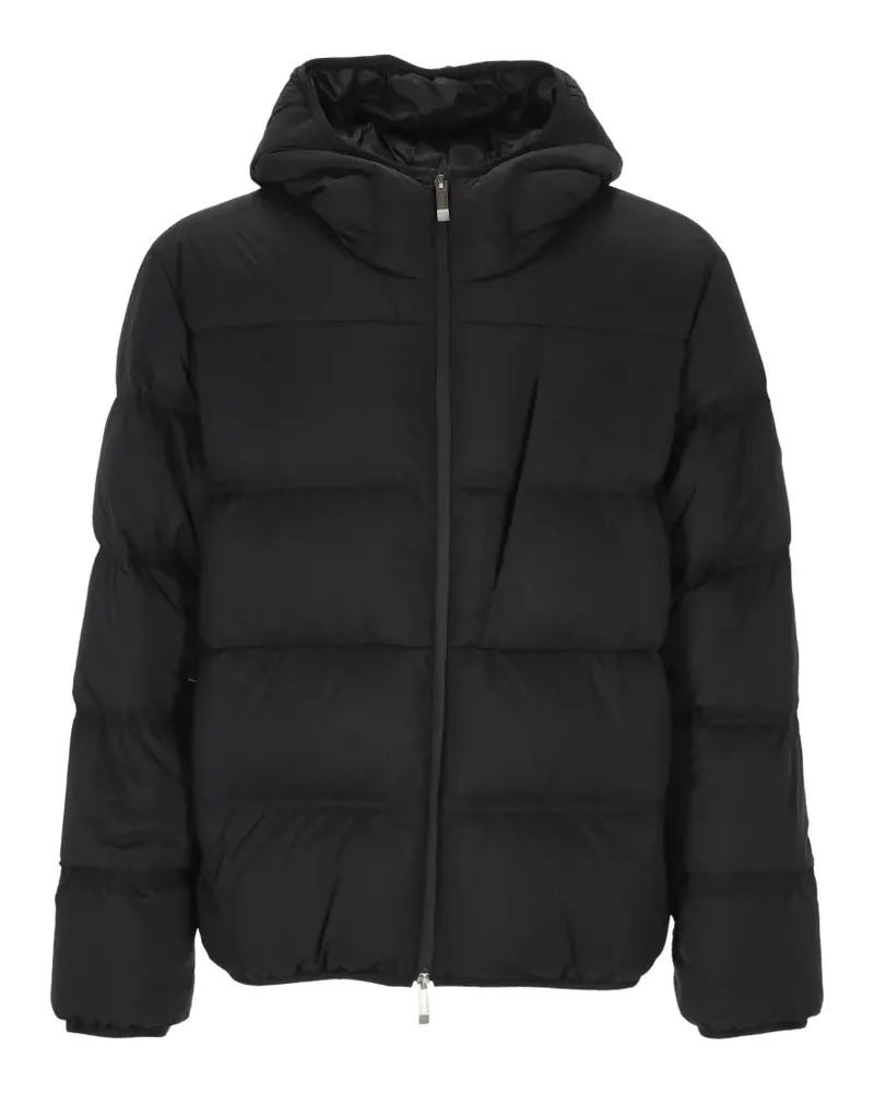 Moncler hooded padded jacket - Schwarz Schwarz