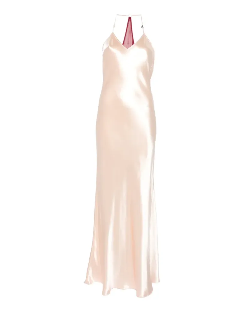 Patrizia Pepe V-neck maxi dress - Nude Nude