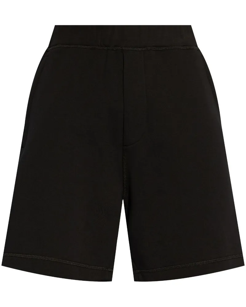 Dsquared2 Shorts mit Logo-Stickerei - Schwarz Schwarz