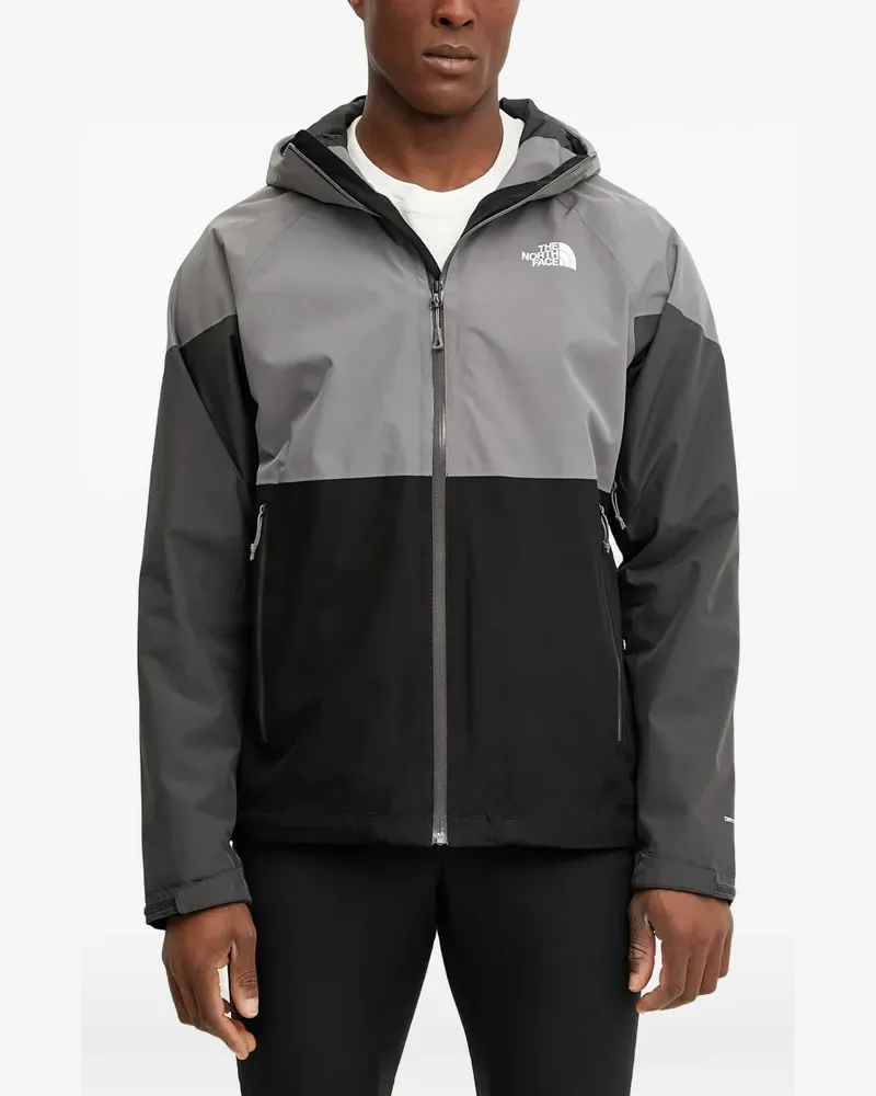The North Face Kapuzenjacke in Colour-Block-Optik - Grau Grau
