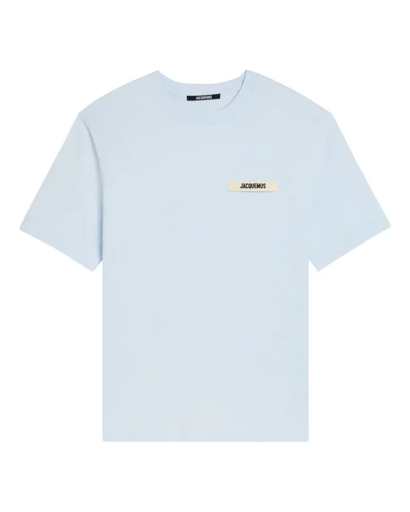 Jacquemus T-Shirt mit Logo-Patch - Blau Blau