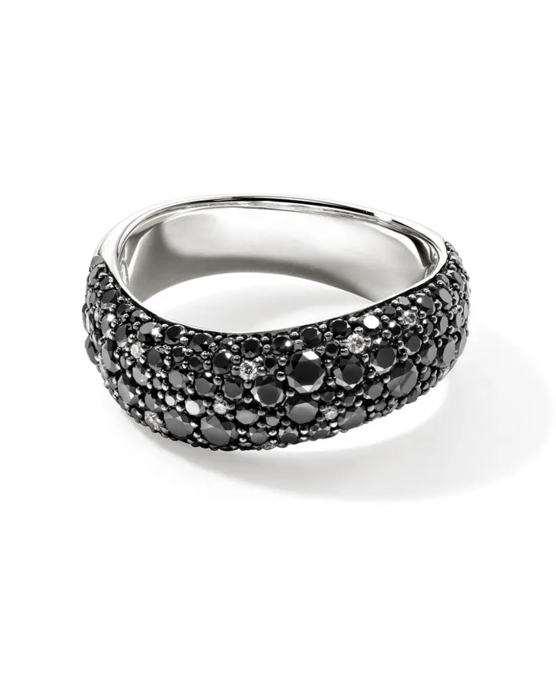 John Hardy Surf Ring aus Sterlingsilber mit Diamanten Silber