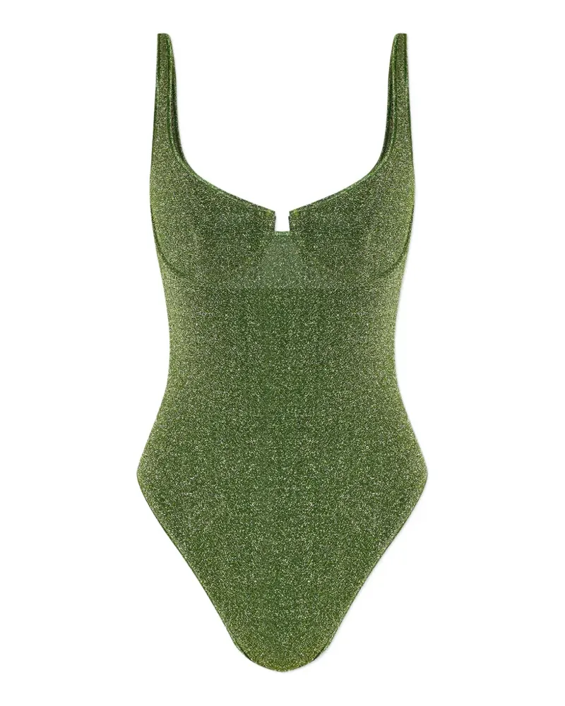 Oséree cut-out swimsuit - Grün Grün