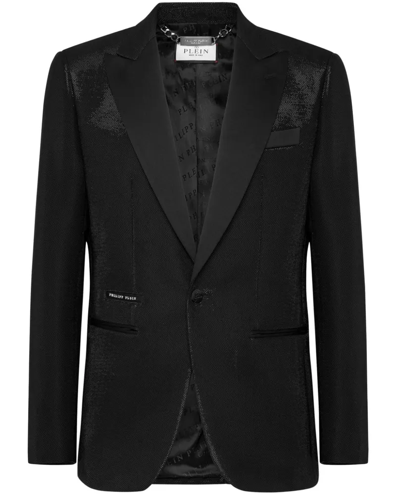 Philipp Plein Einreihiges Sakko - Schwarz Schwarz