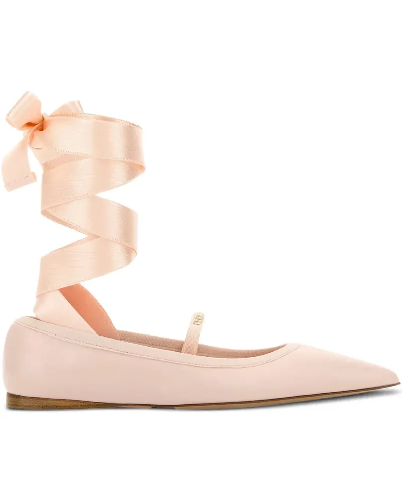 Ferragamo Ballerinas mit Knöchelband - Rosa Rosa
